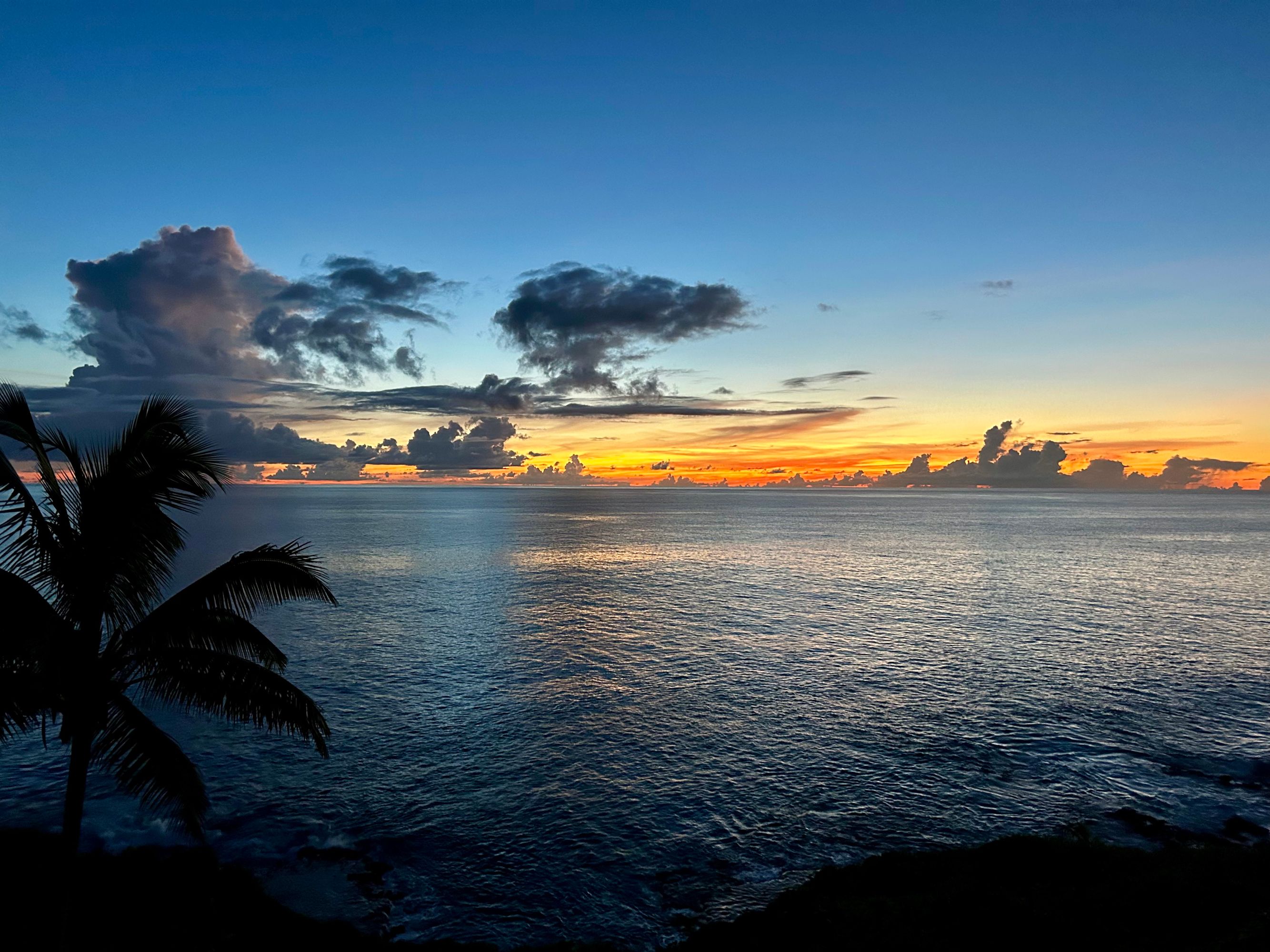 Abendstimmung über dem Pazifik