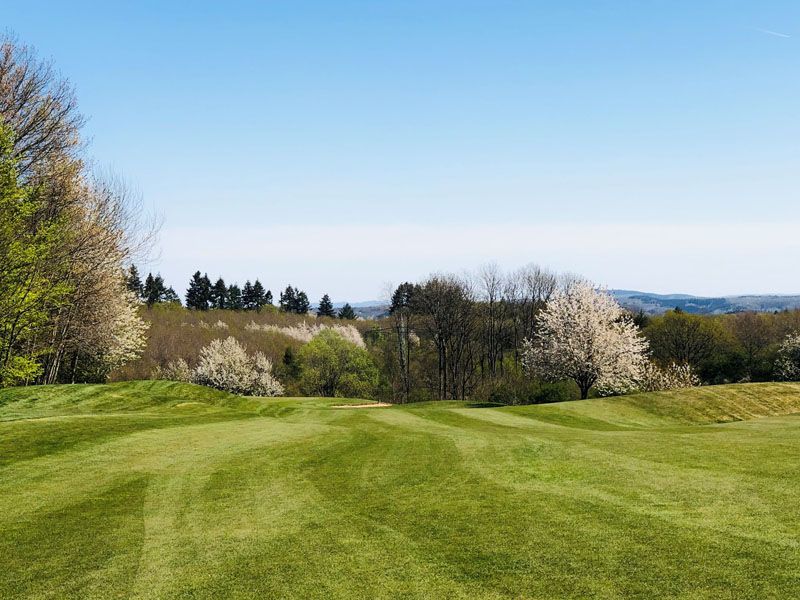 Das Downhill Dogleg hat es in sich Das Downhill Dogleg hat es in sich