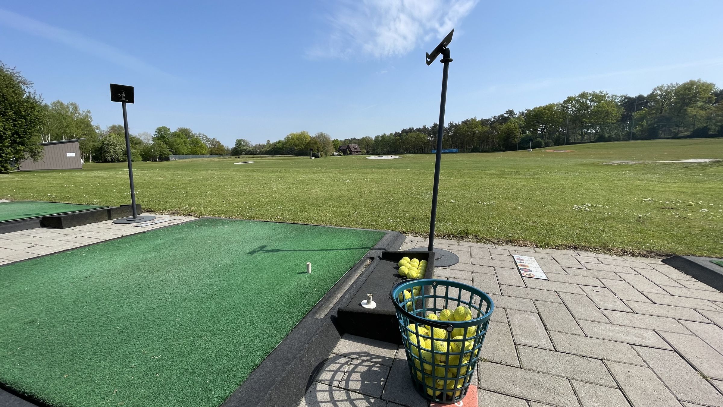 Callaway-Bälle auf der Range Callaway-Bälle auf der Range