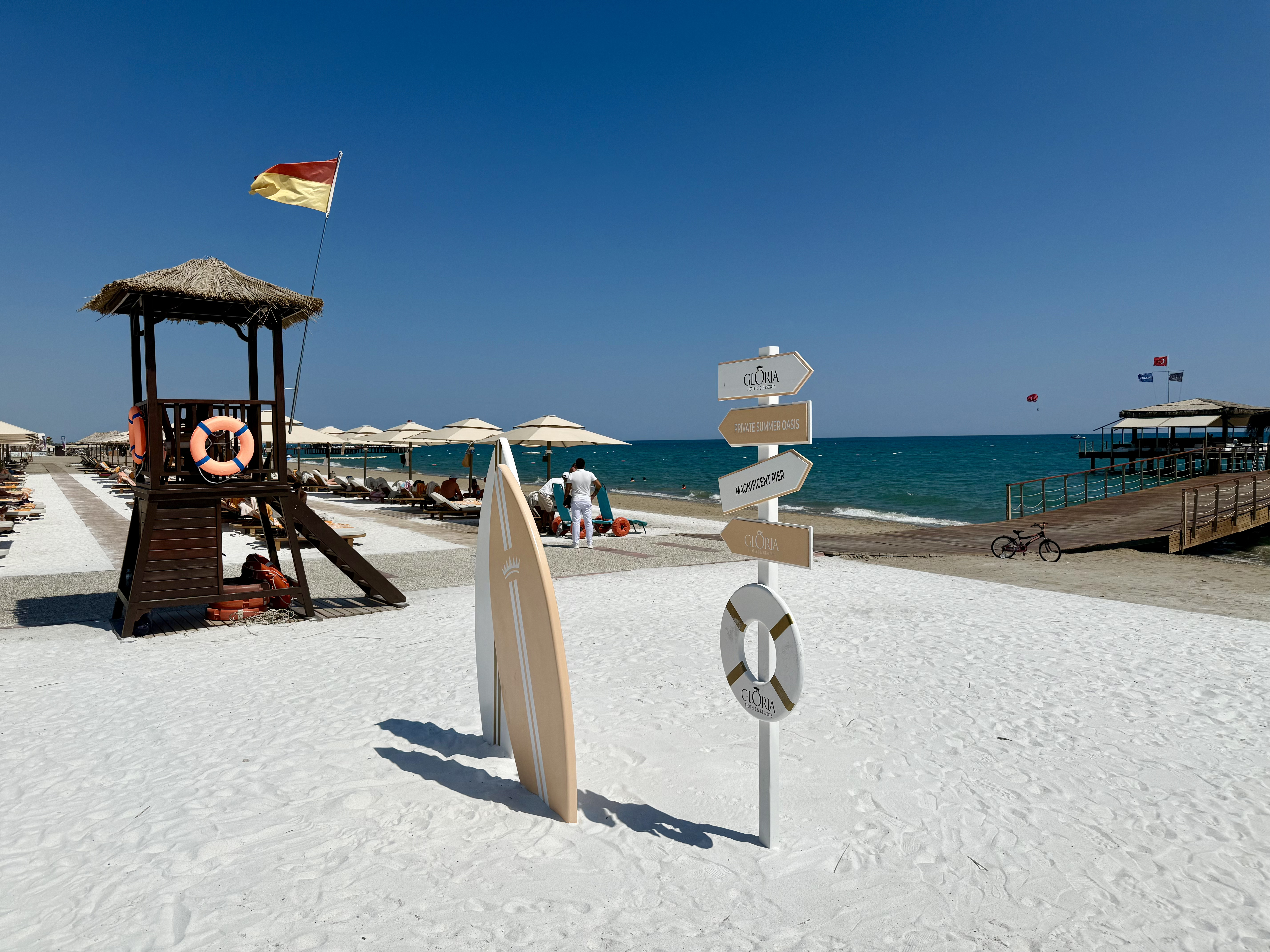 Auch schön: der Strand Auch schön: der Strand