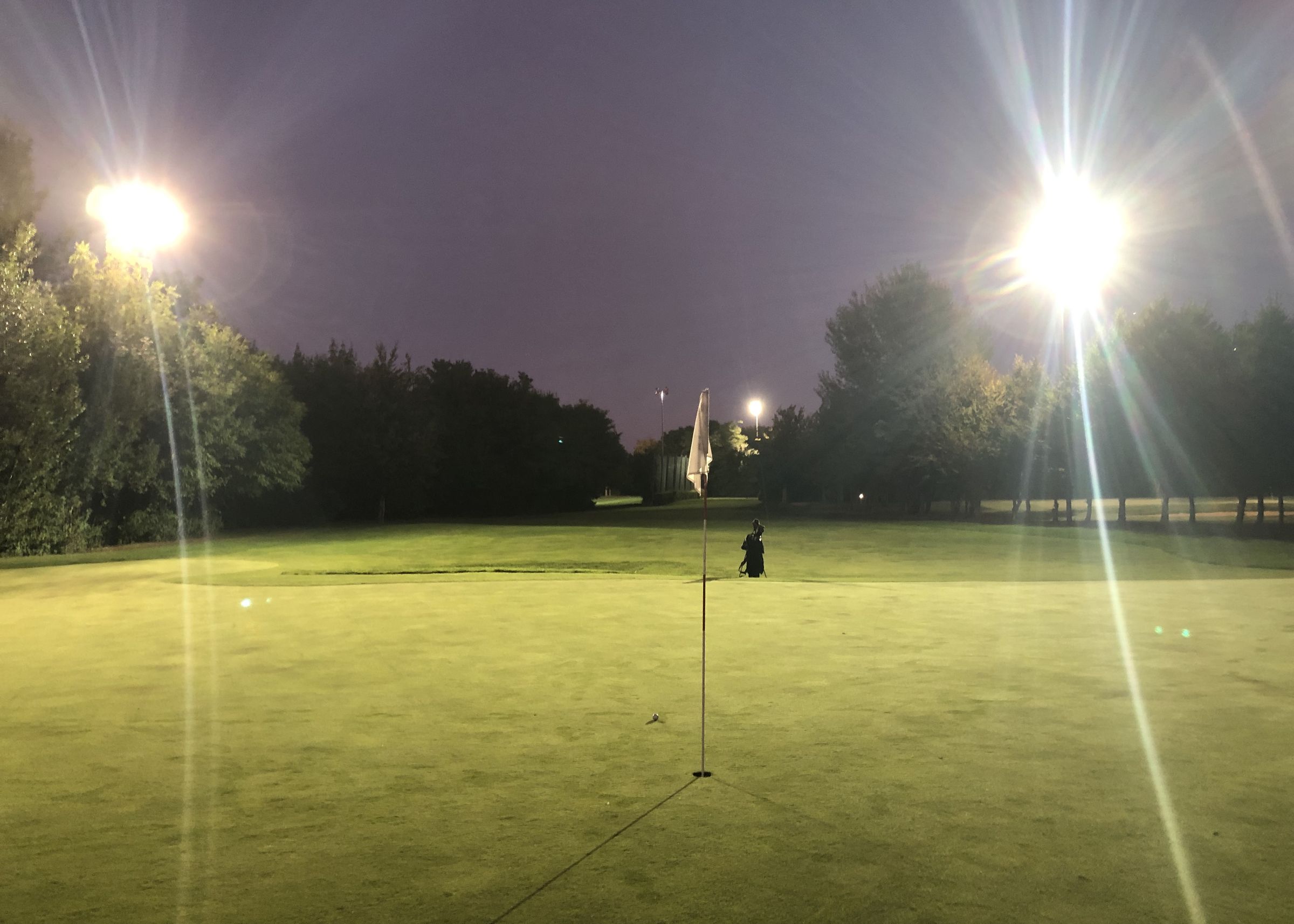 Mit Licht puttet es sich besser