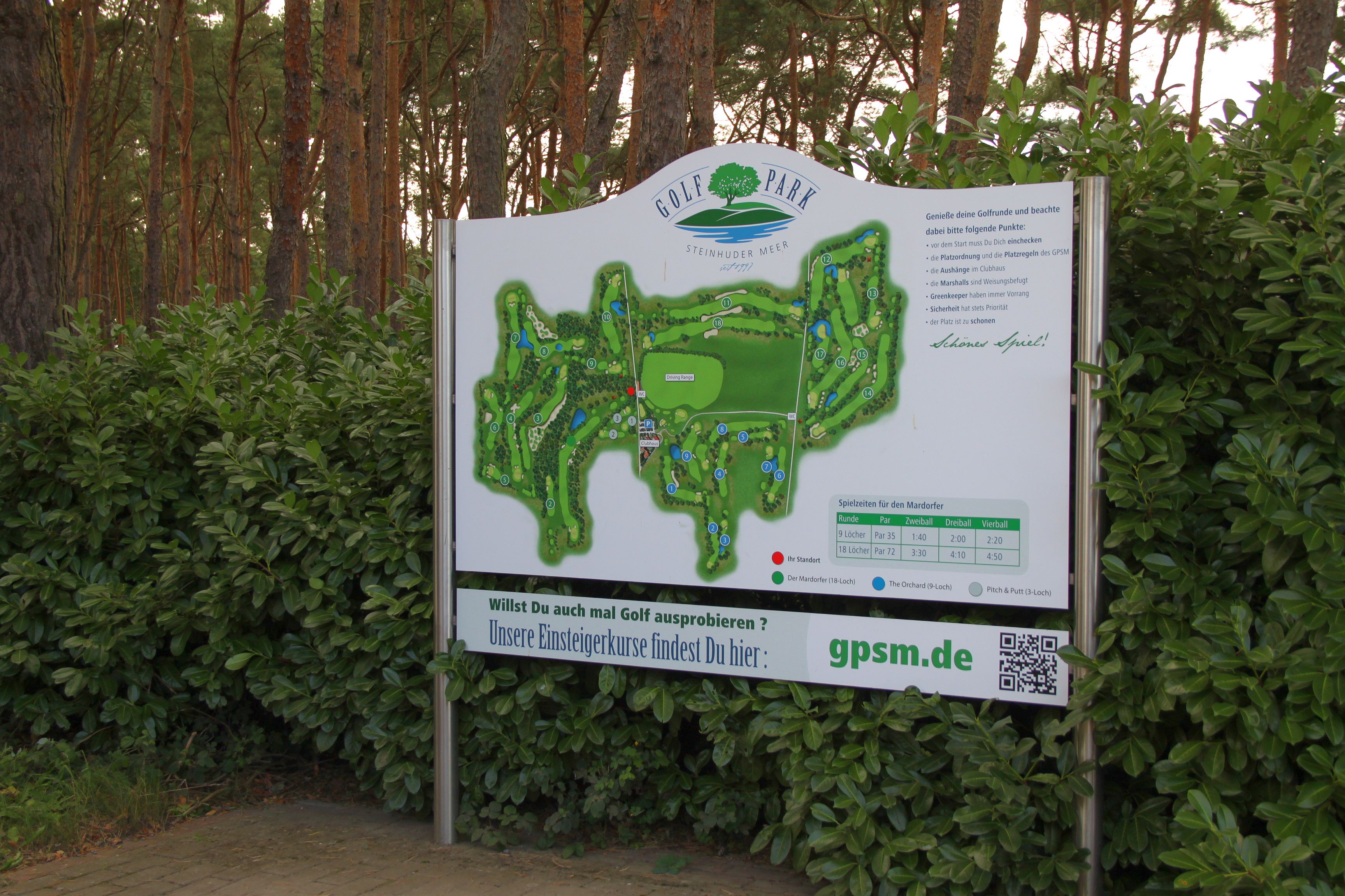 27 gut gepflegte Löcher nah am Steinhuder Meer