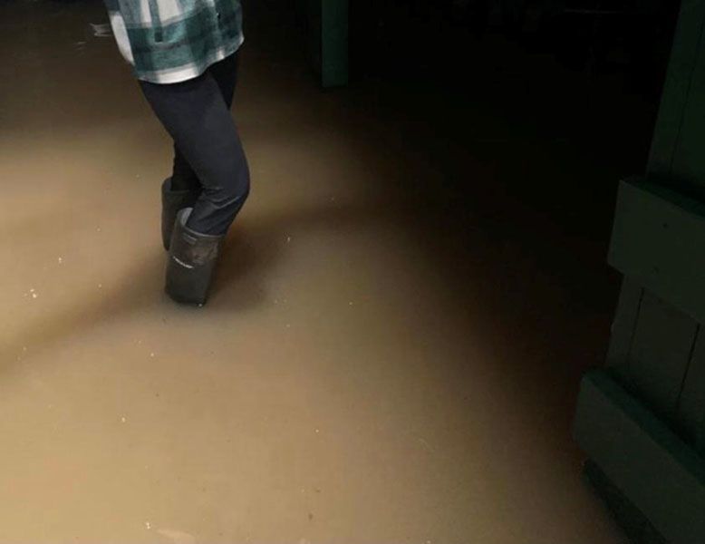 GC Bergisch Land Wuppertal e.V.: In der Caddyhalle steht das Wasser GC Bergisch Land Wuppertal e.V.: In der Caddyhalle steht das Wasser